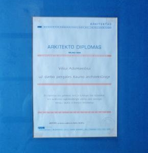 1996 * ARKITEKTO DIPLOMAS