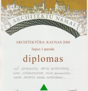 2008 * ARCHITEKTŪRA : KAUNAS 2008 * NAMO AUKŠTAITIJOJE INTERJERAS