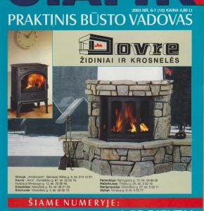 2003 * STATYK NR.6/7 * POILSIO  NAMAS KAČERGINĖJE 